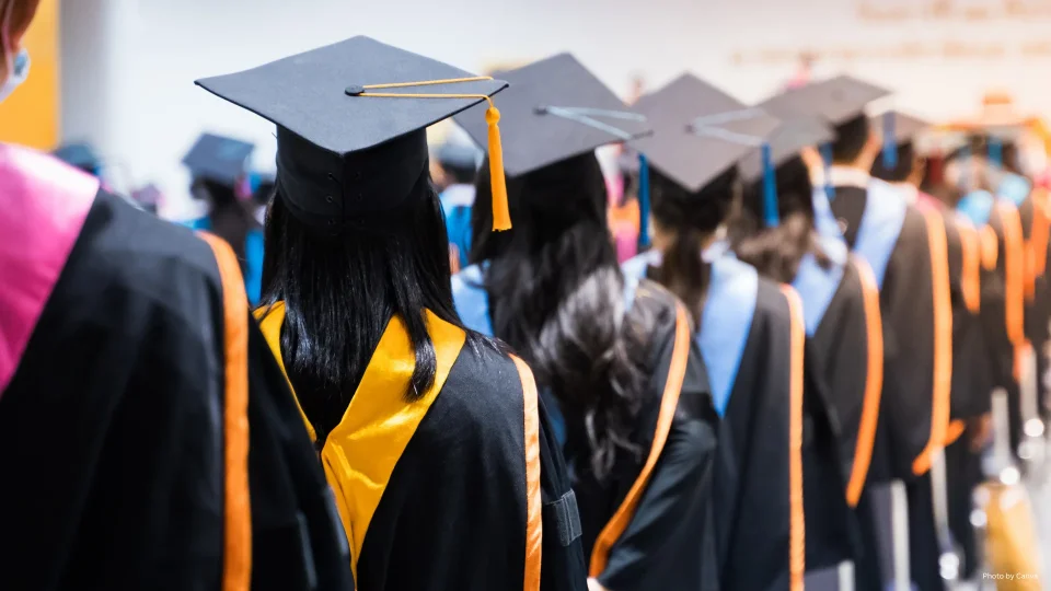 Students graduating